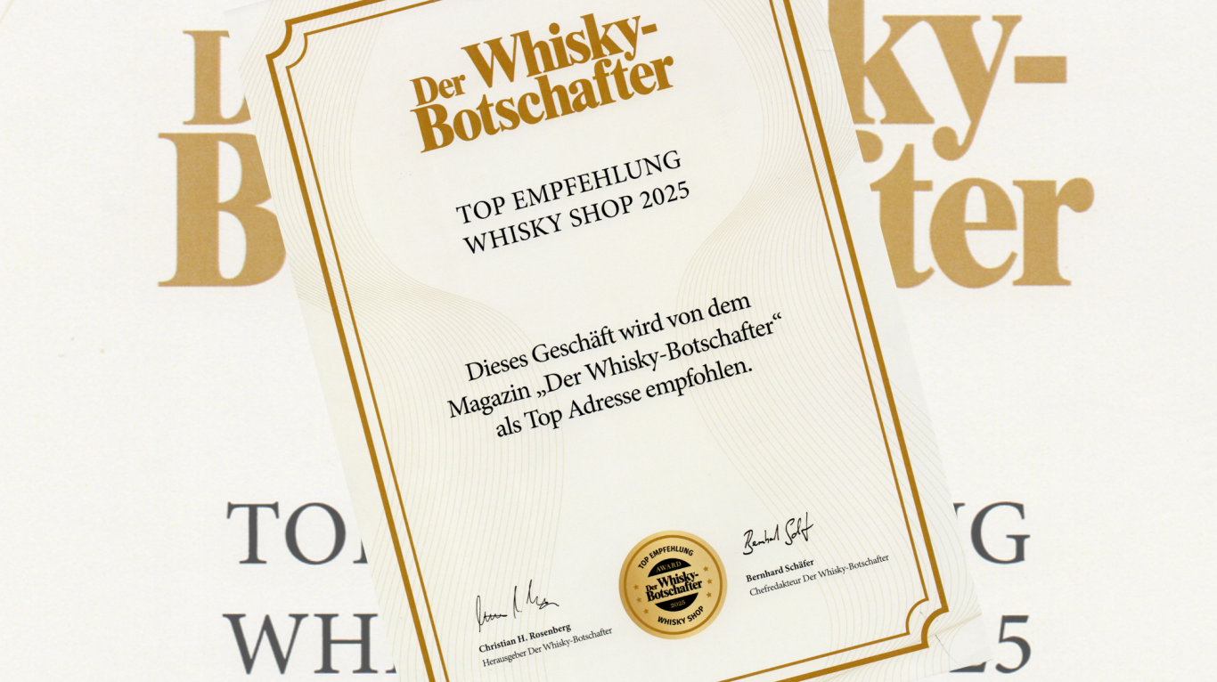 Auszeichnung der Whisky Botschafter