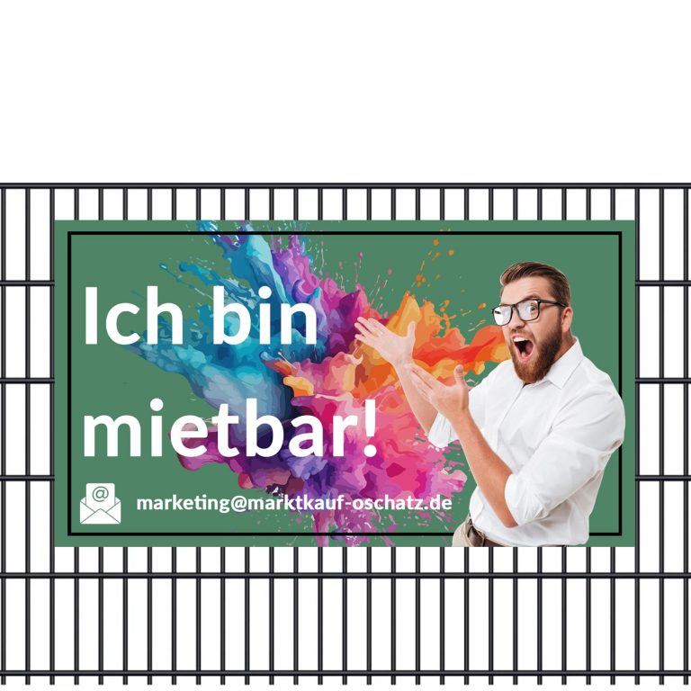 Bannerwerbung Getränkemarkt Marktkauf Oschatz