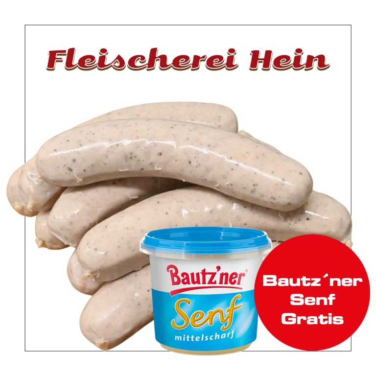 Rostbratwurst der Fleischerei Hein Mügeln Marktkauf Oschatz