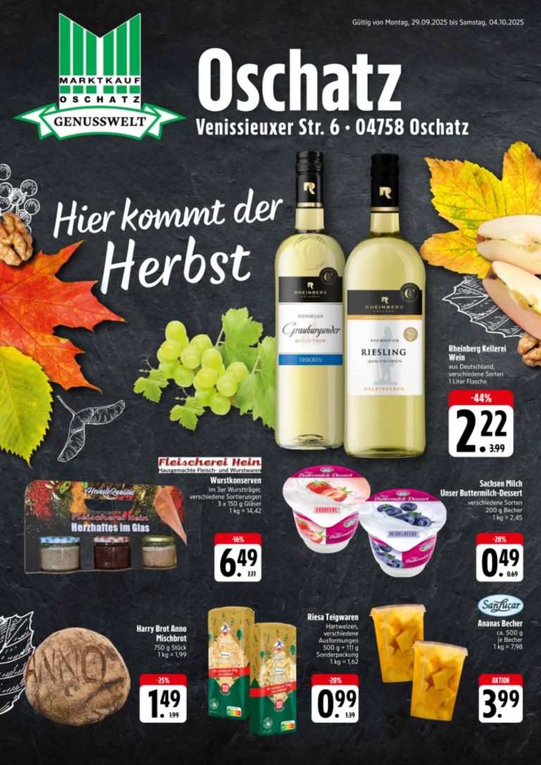 Erstaunlich Marktkauf Prospekt Oschatz Bild